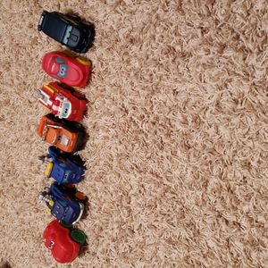 Seven 'Chuck and Friends' Tonka vehicle toys 🚒